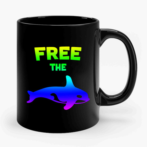 Free The Orcas Logo Ceramic Mug