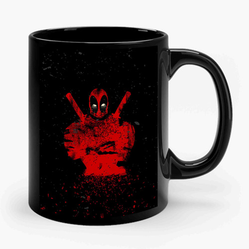 Funny Deadpool Art Ceramic Mug