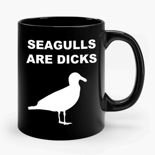 Funny Seagulls Ceramic Mug