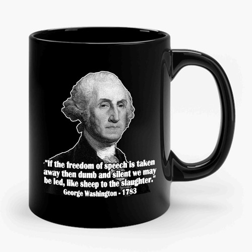 george washington quote Ceramic Mug