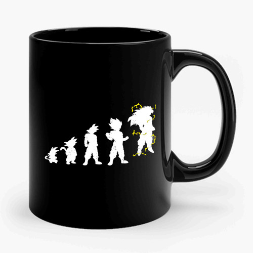 Goku Evolution Dragonball Super Ceramic Mug