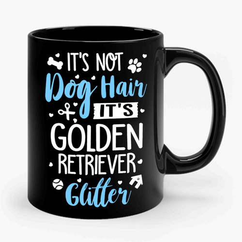 Golden Retriever Glitter Ceramic Mug