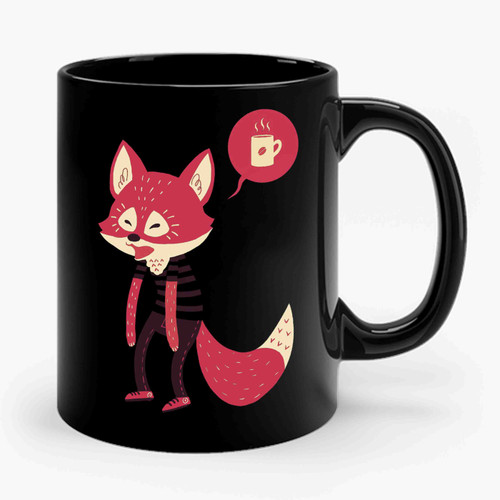 Good Morning Fox Ceramic Mug
