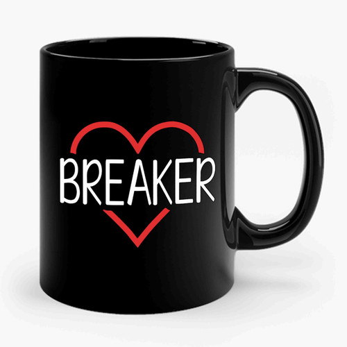 Heart Breaker Valentine Day Romantic Ceramic Mug