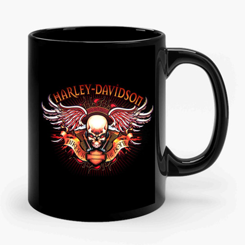 Harley Davidson Biker To The Bone Ceramic Mug