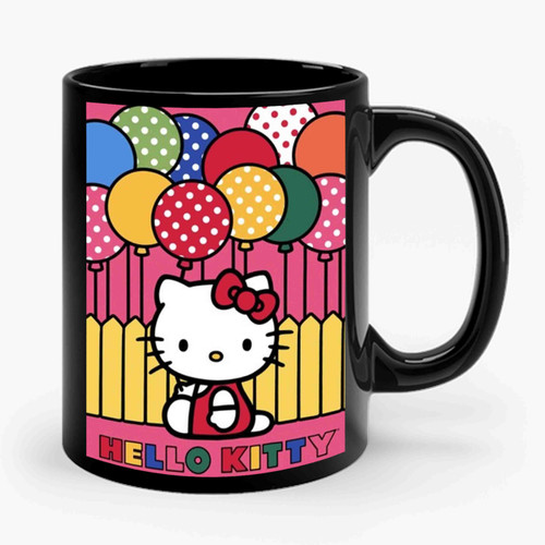 Hello Kitty With Balloons Ceramic Mug