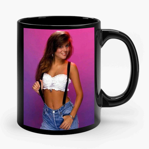 hot tiffani thiessen kelly kapowski Ceramic Mug