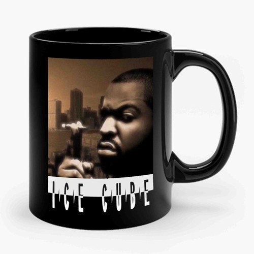 Ice Cube Moke Cigar Ceramic Mug