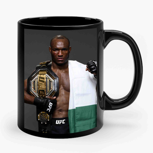kamaru usman next fight Ceramic Mug