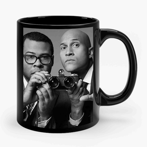 key and peele with camera Ceramic Mug
