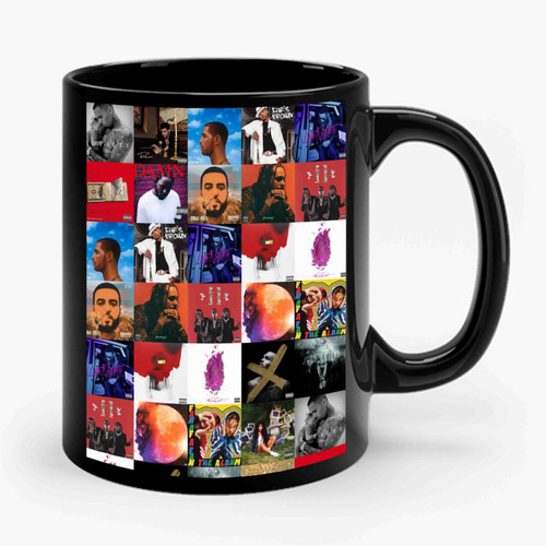 Kid Cudi Man On Moon Chris Brown Fan Wallpaper Ceramic Mug