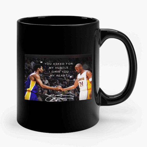 Kobe Bryant and Rival Ceramic Mug
