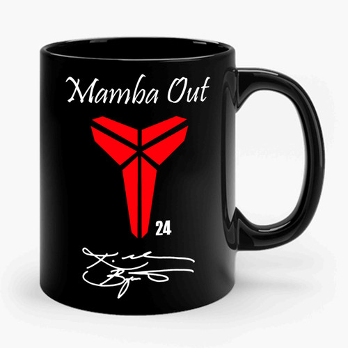 Kobe Bryant Mamba Out With Signature Ceramic Mug