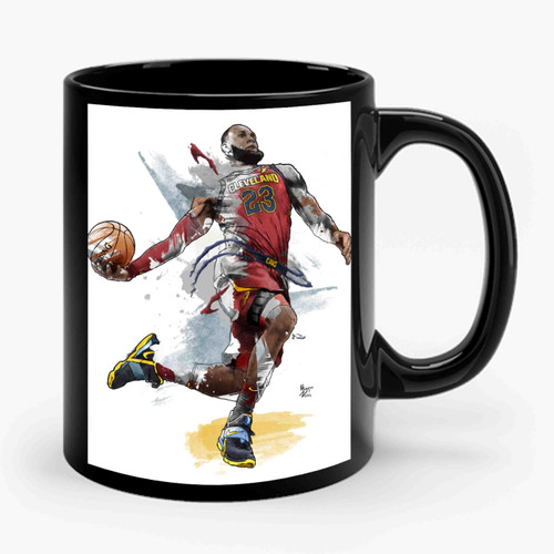 Lebron James Basketball Ceramic Mug