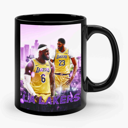 lebron and anthony davis Ceramic Mug