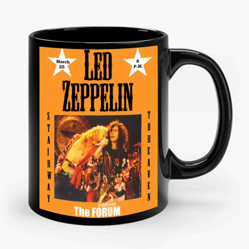 Led Zeppelin At The forum los Angeles Concert Ceramic Mug