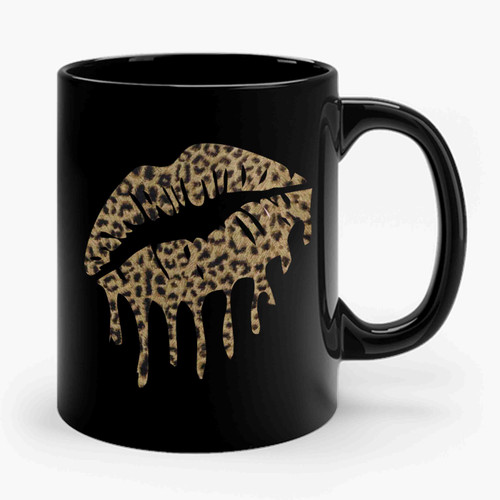 Leopard Lips Ceramic Mug