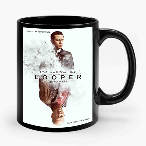 Looper Movie Bruce Willis Joseph Gordon Levitt Ceramic Mug