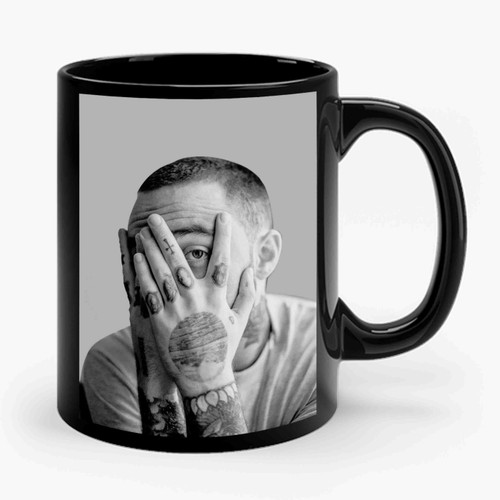 Mac Miller Framed Canvas Wall  Ceramic Mug