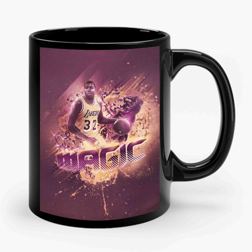Magic Lakers N B A Ceramic Mug