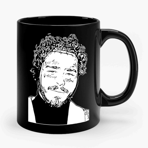 Malone Face Beerbongs And Bentleys Stoney Ceramic Mug