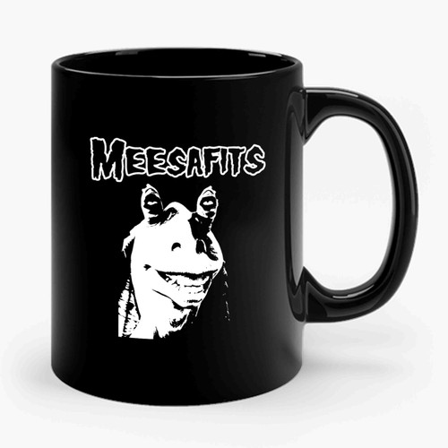 Meesafits Misfits Jar Jar Binks Star Wars Parody Ceramic Mug