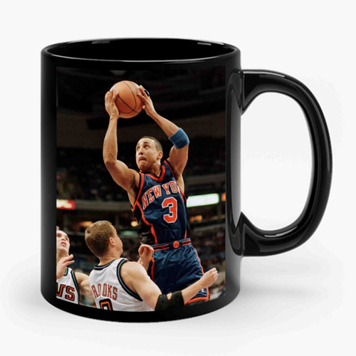 Nba John Starks Almost Repeated His Iconic Dunk On Ceramic Mug