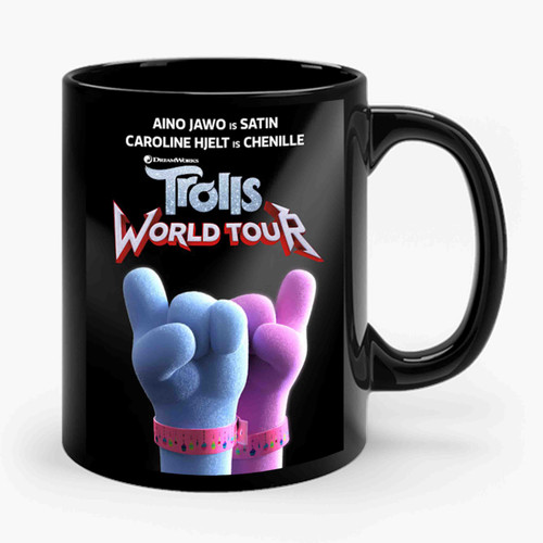 New! Dreamworks Trolls World Tour Ceramic Mug