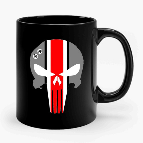 Ohio State Buckeyes Punisher Logo Ceramic Mug
