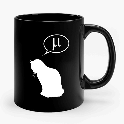 Physics Cat and Friction Coefficient Ceramic Mug