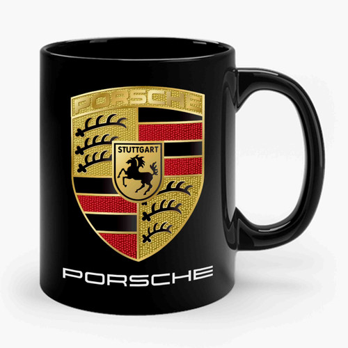 Porsche Platinum Ceramic Mug