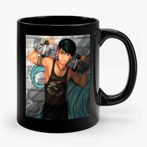 Punk Percy Jackson Ceramic Mug