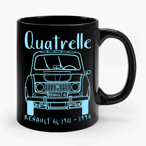 Renault 4 Quatrelle Ceramic Mug