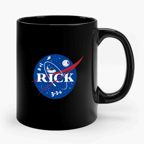 Rick And Morty Nasa Parody Ceramic Mug