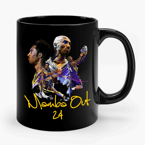 Rip Kobe Bryant 1978 - 2020 Mamba Out 24 Ceramic Mug
