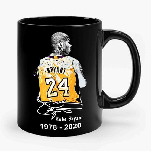Rip Kobe Bryant 24 Lakers Basketball 1978 - 2020 Ceramic Mug