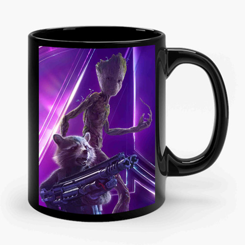 Rocket And Groot Infinity War Ceramic Mug