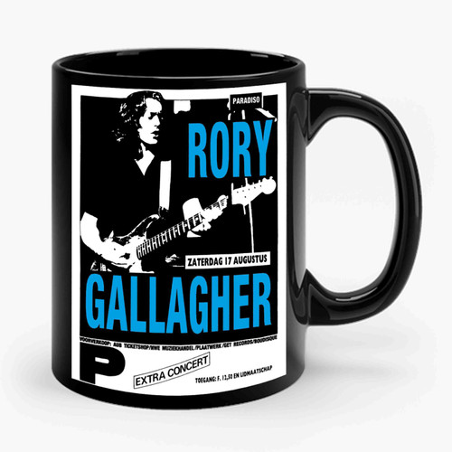 Rory Gallagher 70's Concert Ceramic Mug