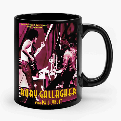 Rory Gallagher And Phil Lynott Ceramic Mug