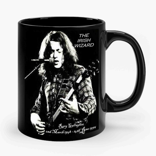 Rory Gallagher Vintage The Irish Wizard Ceramic Mug Rory Gallagher Vintage The Irish Wizard Ceramic Mug