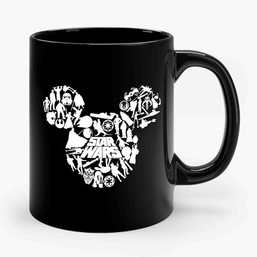 Star Wars Mickey Logo Ceramic Mug
