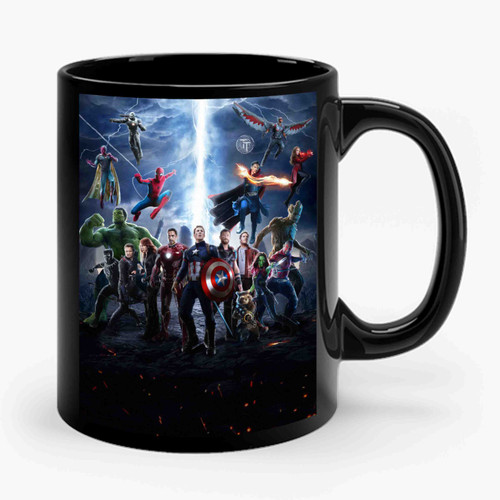 The Avengers Characters Ceramic Mug