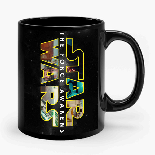 the force awakens logo Ceramic Mug