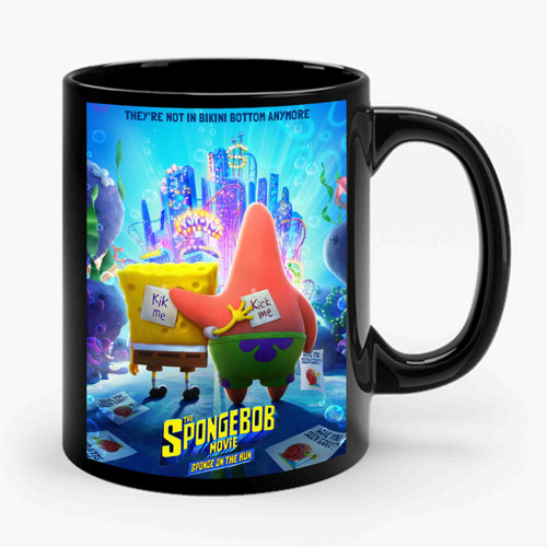They're Not In Bikini Bottom Anymore Spongebob Movie Ceramic Mug