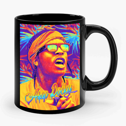 Travis Scott Asap Rocky Hip Hop Rap Ceramic Mug