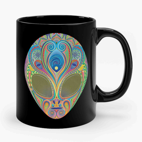 Trippy Alien Ceramic Mug