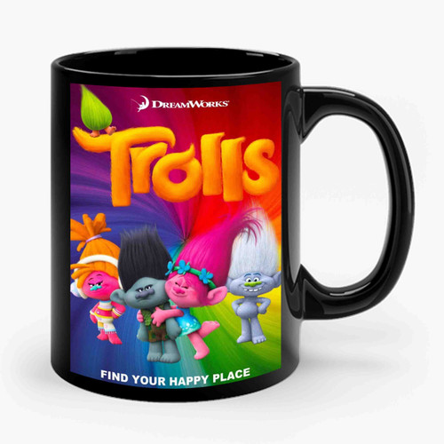 Trolls World Tour Find Your Happy Place Ceramic Mug