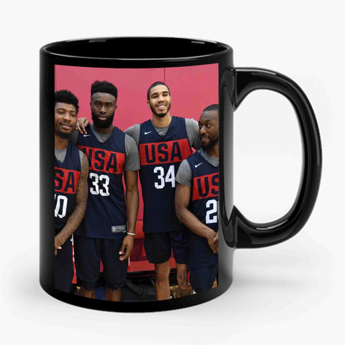 Usa Basketball Team Jersey Ceramic Mug