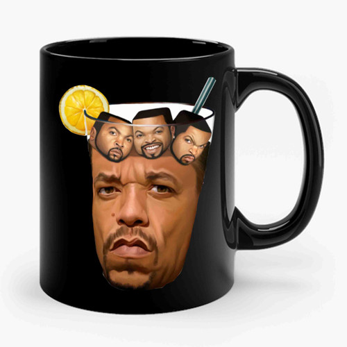 Ice Tea With Ice Cube Funny Ceramic Mug