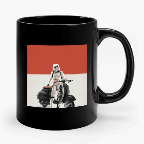 Vespa Trooper Ceramic Mug